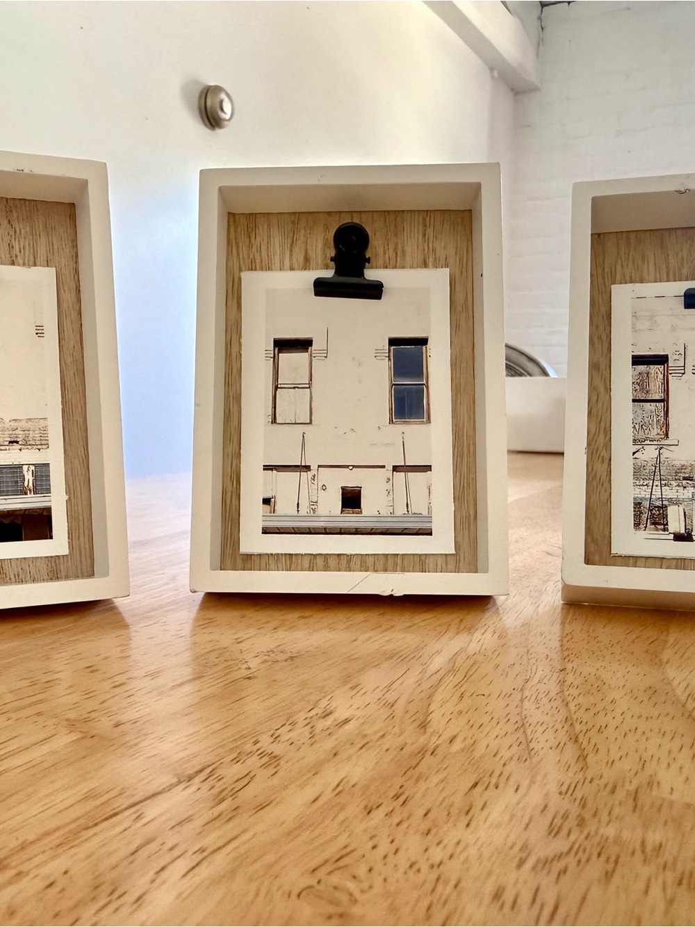 Original architectural photography, Rural America. Set of 3. 3 1/2“ x 5.”